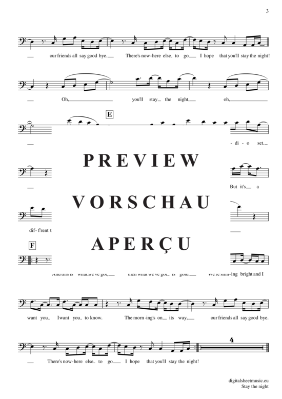 Produktgalerie: Seite 4 von 4 Stay the night , Blunt, James, (Violon-Cello)