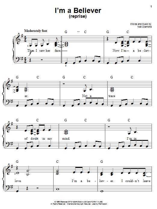 Produktbild zu: I'm A Believer (Reprise)