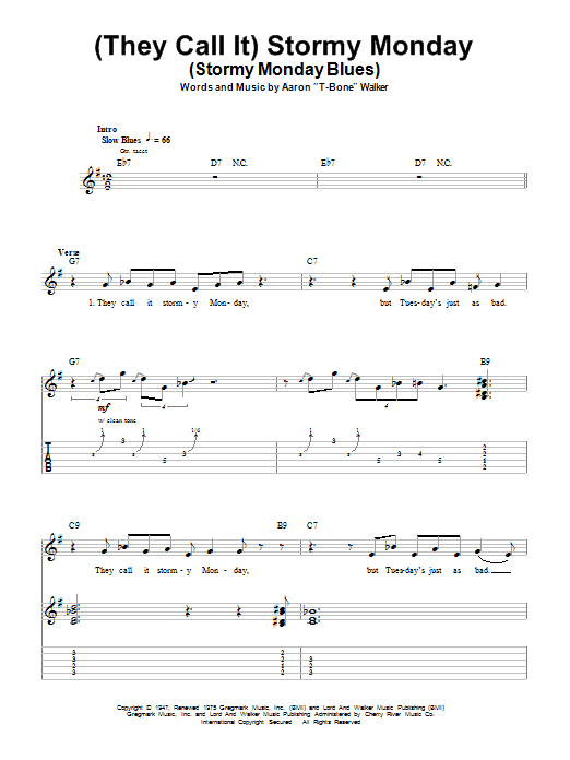 Produktbild zu: (They Call It) Stormy Monday (Stormy Monday Blues)
