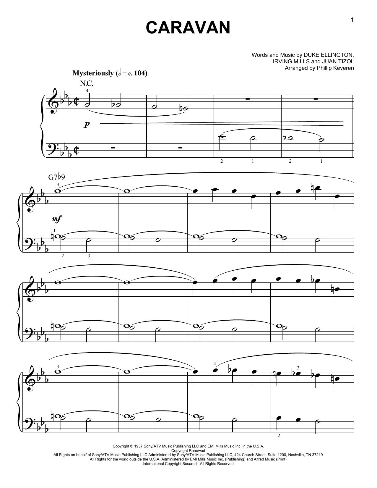 Produktbild zu: Caravan (arr. Phillip Keveren)
