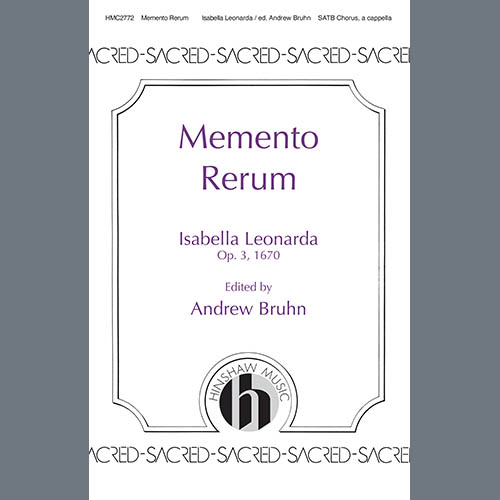 cover: Momento Rerum, Isabella Leonarda