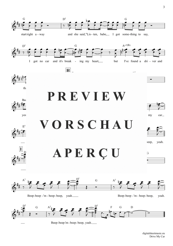Produktgalerie: Seite 4 von 4 Drive My Car, Beatles, The, Gesang