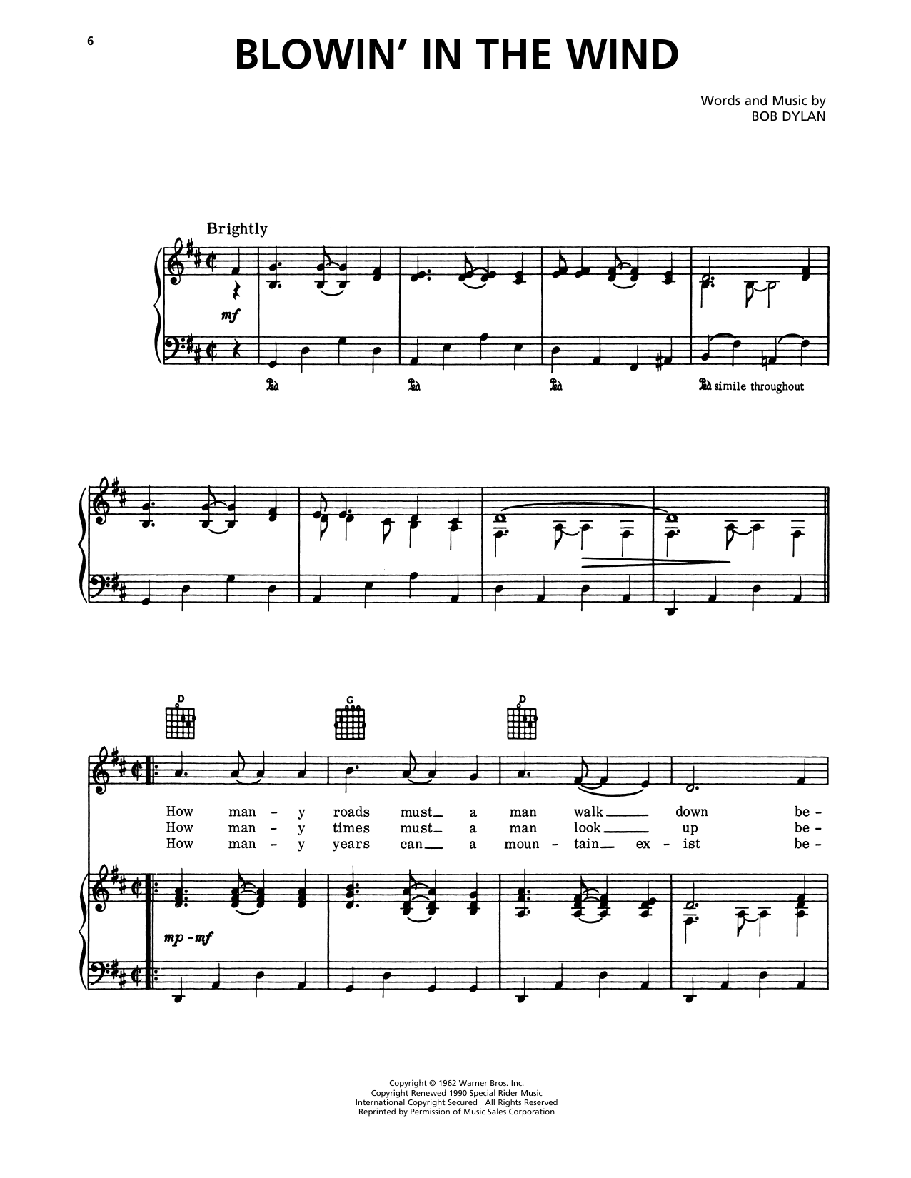Produktbild zu: Blowin' In The Wind