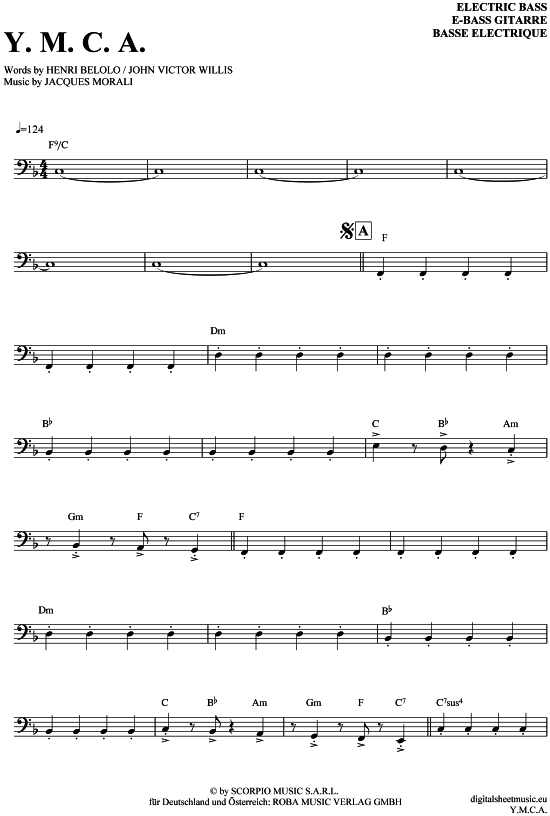 gallery: Y.M.C.A. , Village People, E-Bass