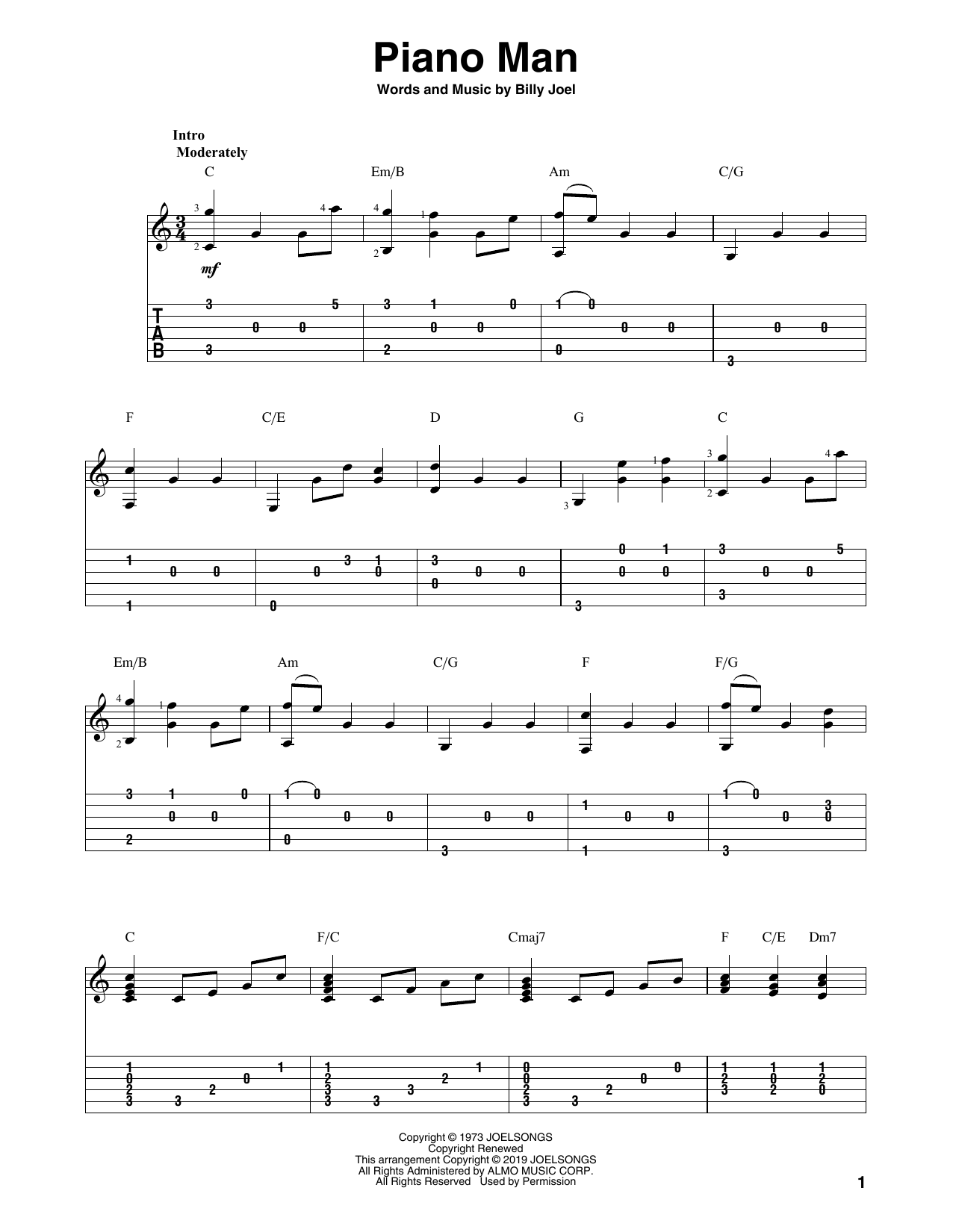 Produktbild zu: Piano Man (arr. Bill LaFleur)