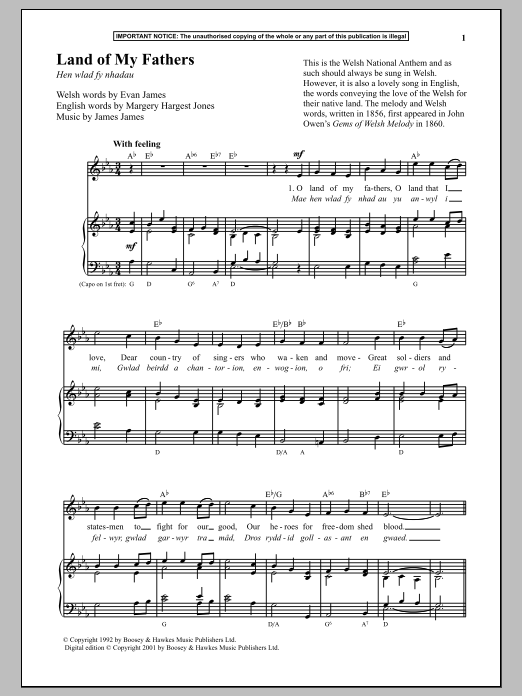 Product gallery: Page 1 of 1 Land Of My Fathers, James James
