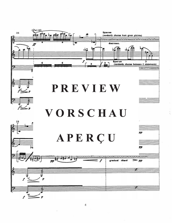 Product gallery: Page 6 of 21 Traces , , (flute, clarinet, bass clarinet, violin and cello)