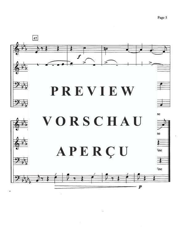 Produktgalerie: Seite 7 von 11 Waltz, , Blechbläser Quartett 2 Trompeten und 2 Posaunen