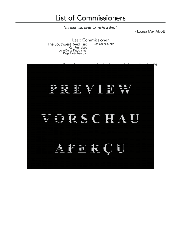 Product gallery: Page 5 of 11 Seven Shards, , (woodwind trio oboe/flute, clarinet and bassoon)