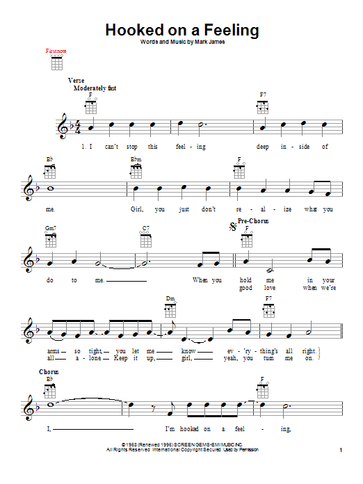 Product gallery: Page 1 of 1 Hooked On A Feeling, B.J. Thomas