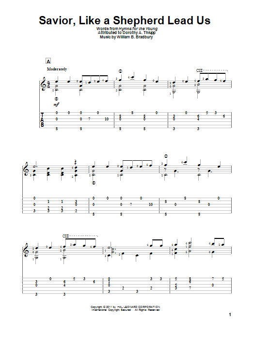 Produktbild zu: Savior, Like A Shepherd Lead Us