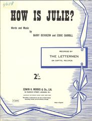 cover: How Is Julie?, The Lettermen, Gesang, Gitarre, Klavier