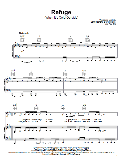 Produktbild zu: Refuge (When It's Cold Outside)