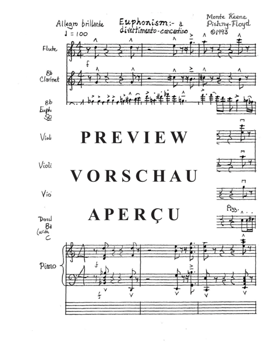 Produktgalerie: Seite 5 von 21 Euphonism-a divermento-concertino , , (Gemischtes Ensemble + Euphonium Solo)