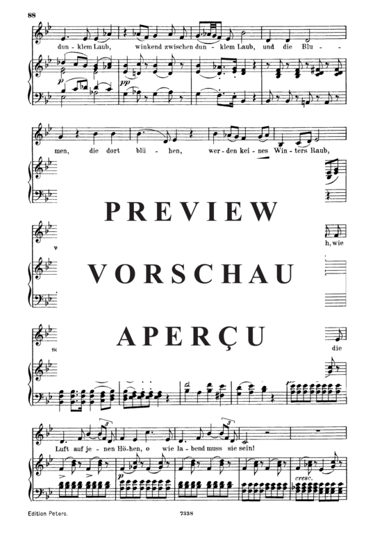 Product gallery: Page 4 of 8 Sehnsucht D.636 Ach, aus dieses Thales Gründen, , Medium Voice and Piano