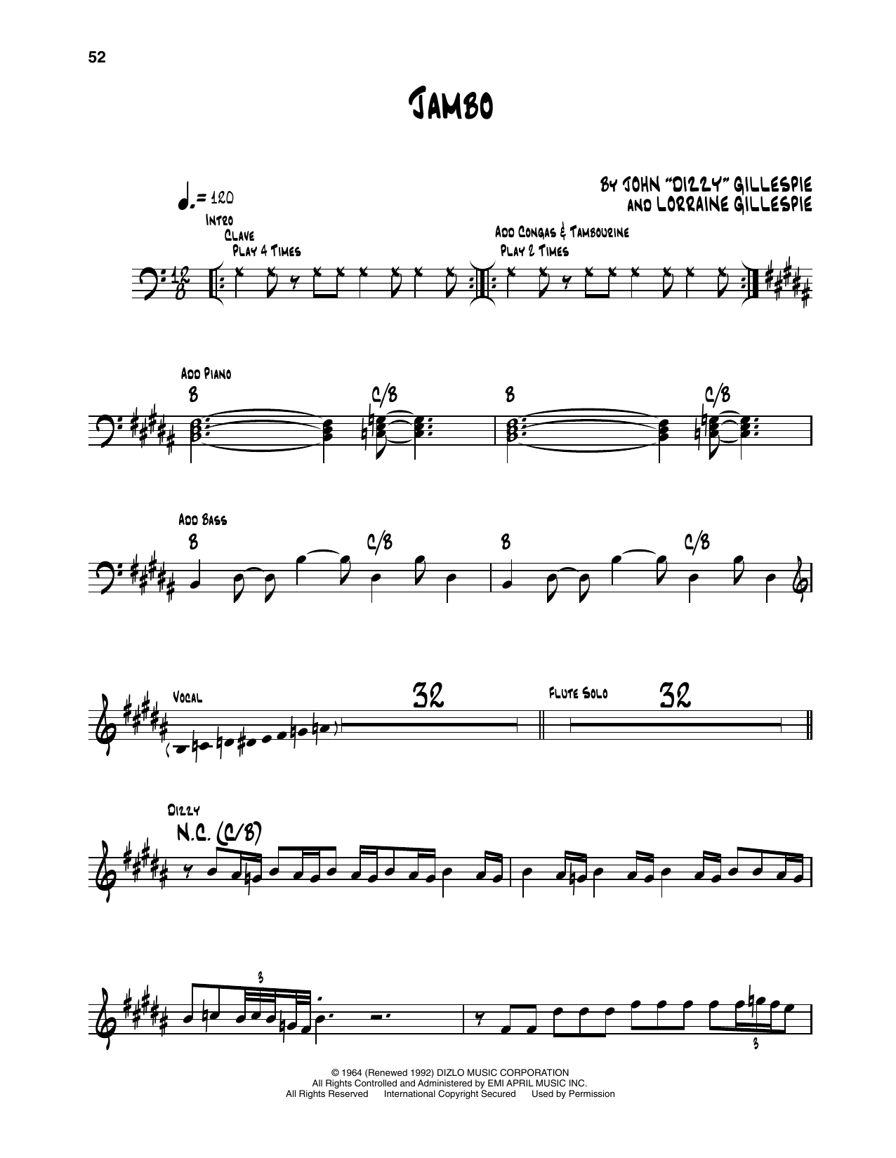 Produktgalerie: Seite 1 von 1 Jambo, Dizzy Gillespie, Trompete