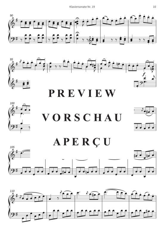 Product gallery: Page 13 of 15 Klaviersonate Nr. 19 - op. 49, Nr. 1 , , Piano Solo
