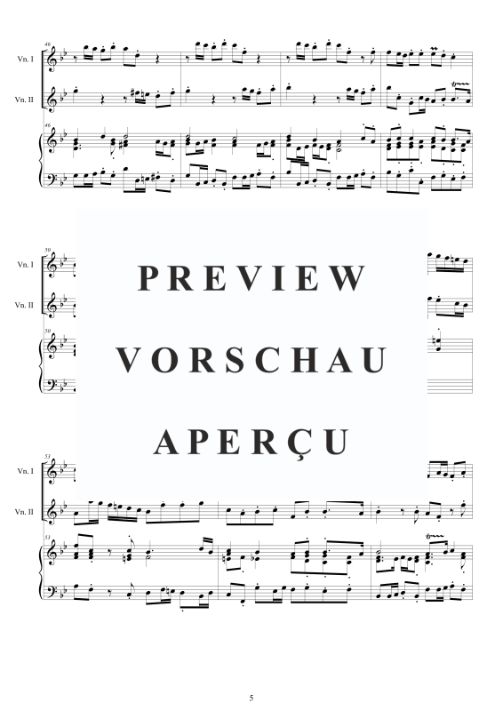 Produktgalerie: Seite 6 von 11 Trio Sonata No.12 in B-Dur Op.1, , 2 Violinen und Cembalo