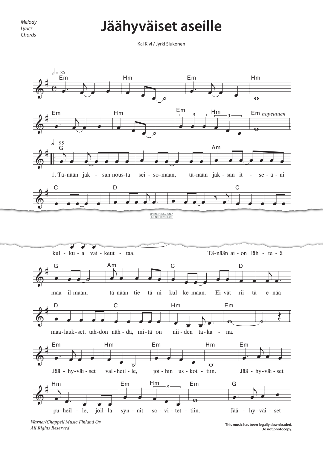 Product gallery: Page 1 of 1 Jäähyväiset aseille, Kollaa Kestää