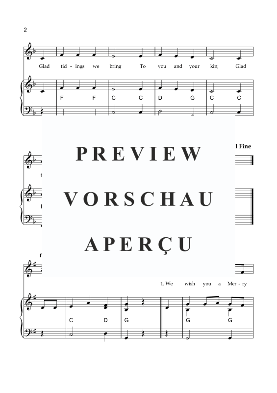 Product gallery: Page 3 of 5 We Wish You a Merry Christmas, , Accordion and vocals