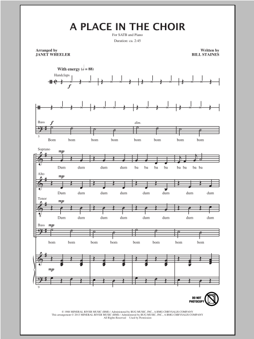 Product picture to: A Place In The Choir