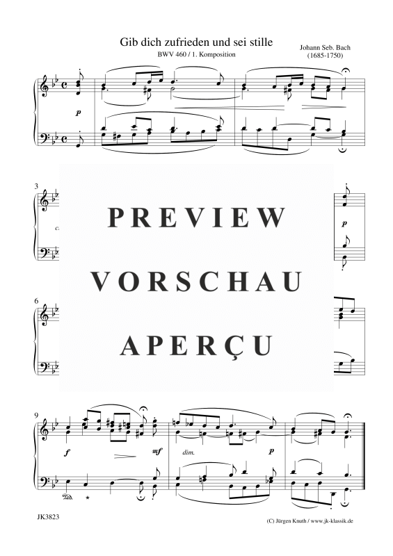 gallery: Gib dich zufrieden und sei stille , , (Gesang und Klavier)