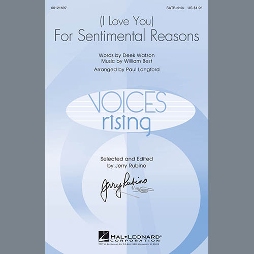 cover: (I Love You) For Sentimental Reasons, Paul Langford