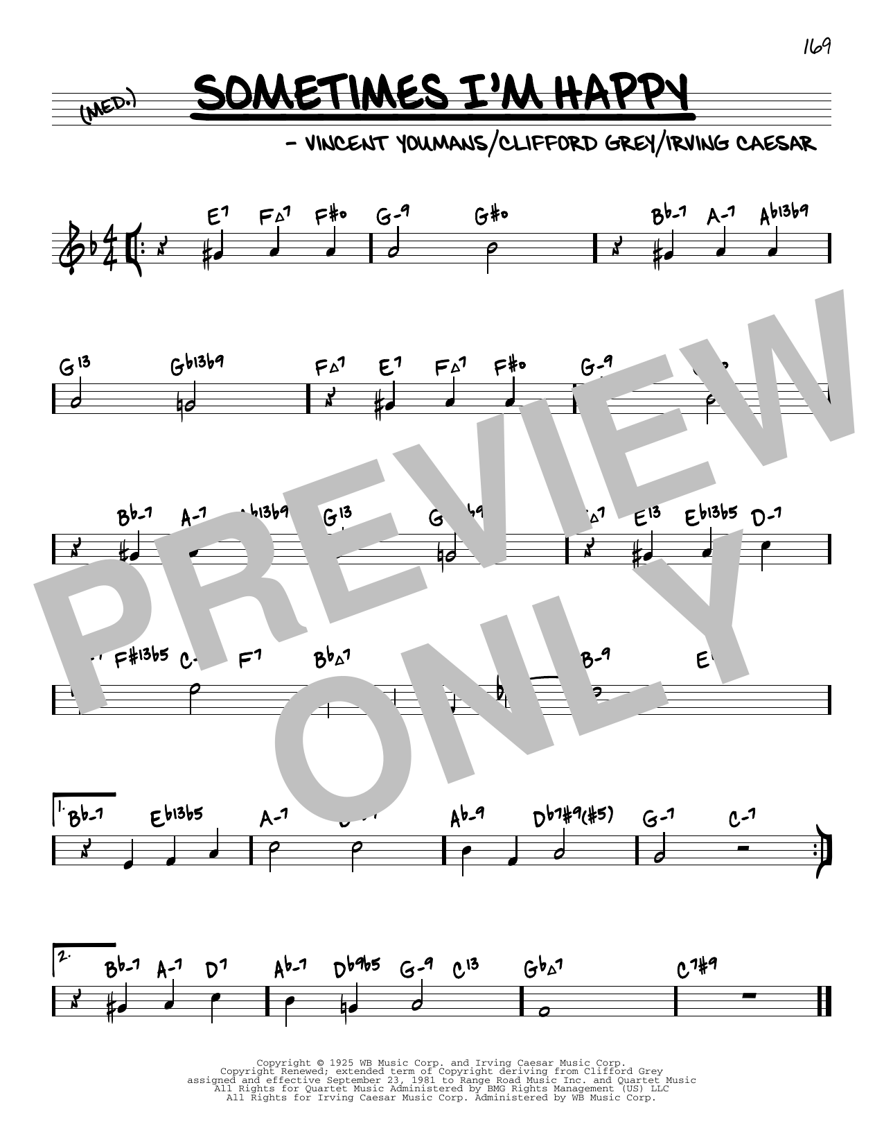 Product picture to: Sometimes I'm Happy (arr. David Hazeltine)