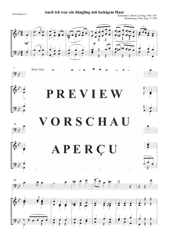 Product gallery: Page 2 of 5 Auch ich war ein Jüngling mit lockigem Haar, , Tenor Trombone Solo and Trombone Choir