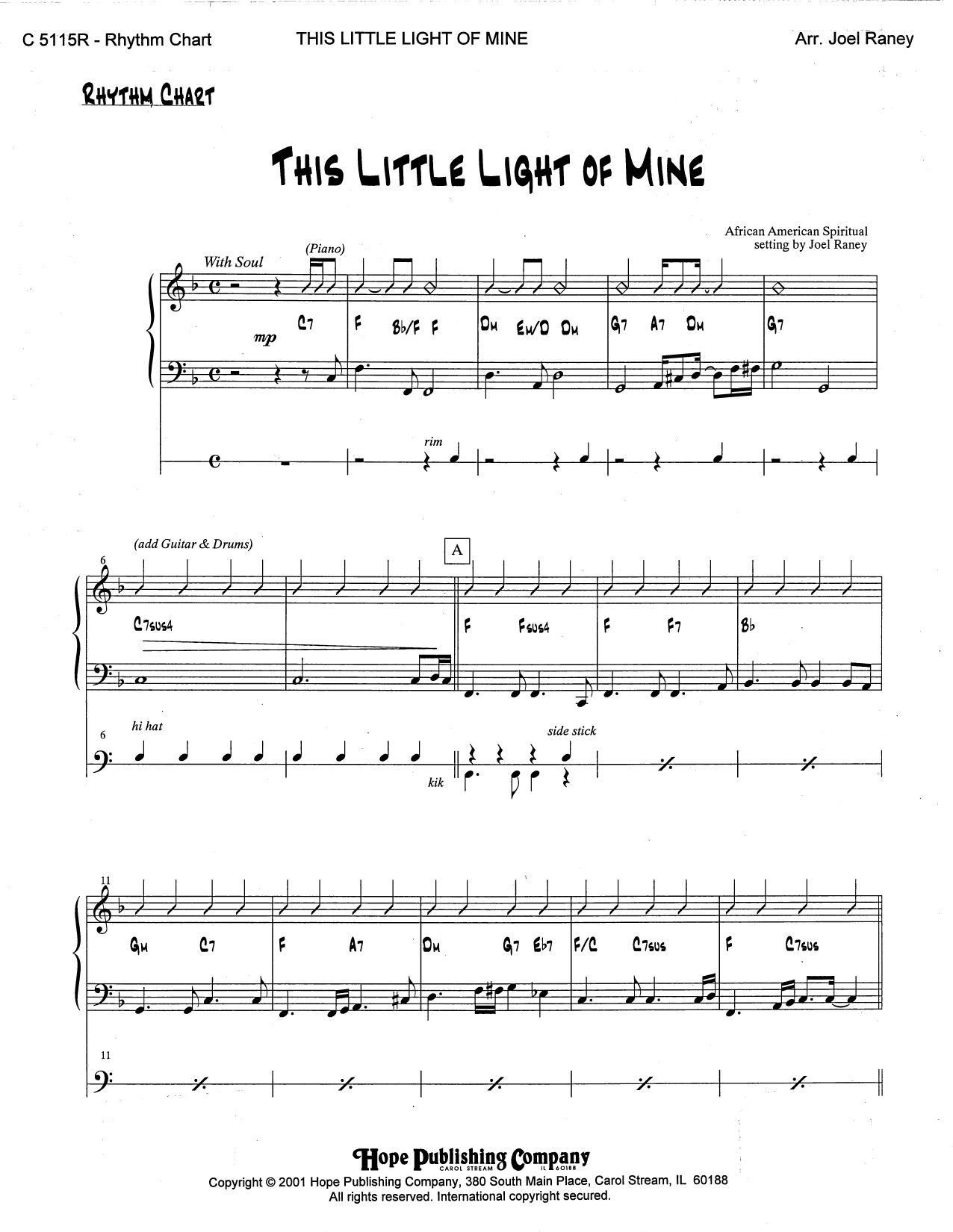 Produktbild zu: This Little Light of Mine - Rhythm