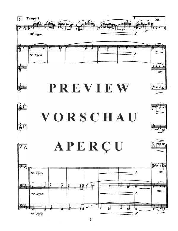 Produktgalerie: Seite 5 von 11 Andante and Allegro, , Euphonium Solo und Blechbläserensemble