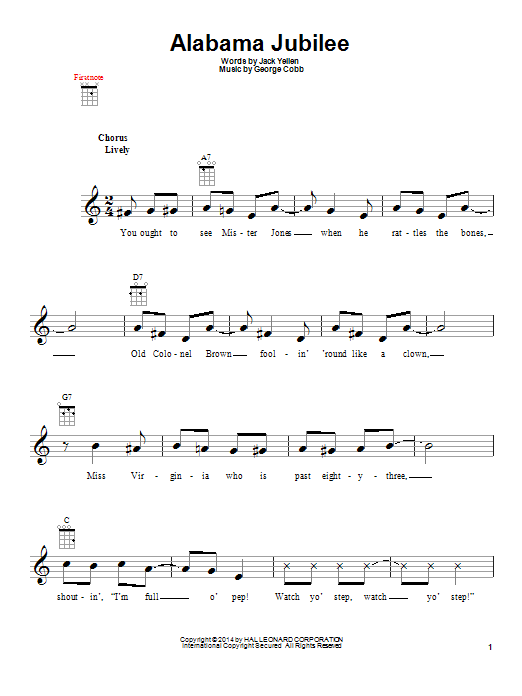 Product gallery: Page 1 of 1 Alabama Jubilee, Ferco String Band