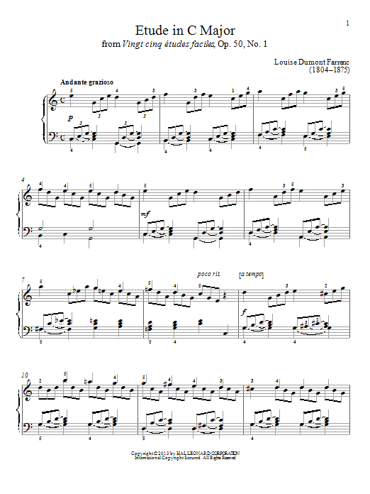 Product picture to: Etude In C Major
