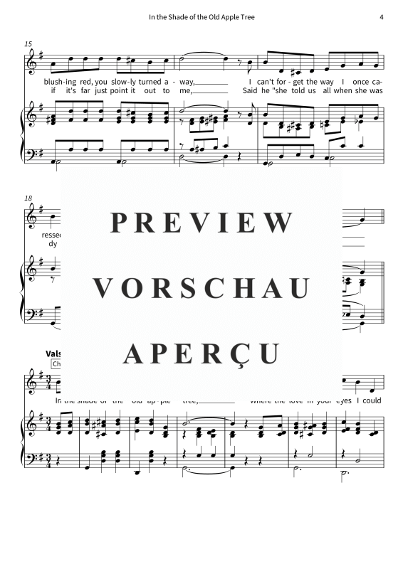 gallery: In the Shade of the Old Apple Tree, , (Gesang und Klavier)