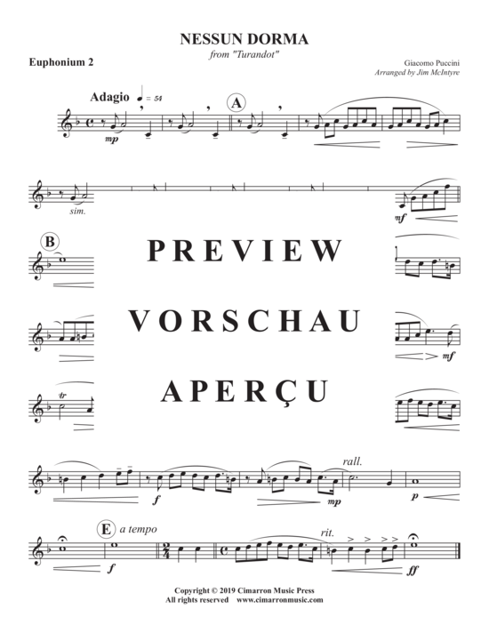 Product gallery: Page 8 of 10 Nessun Dorma , , (Tuba Quartett EETT)