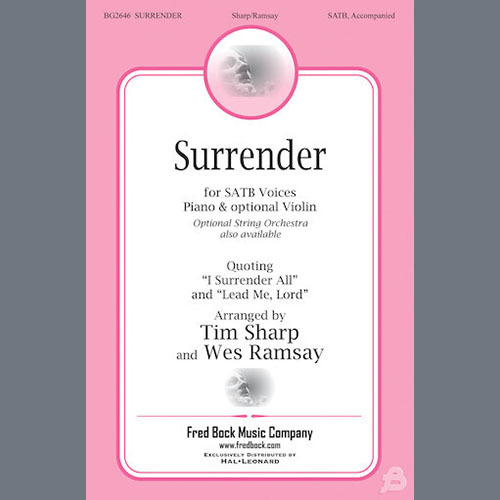cover: Surrender, Tim Sharp and Wes Ramsay, Chor