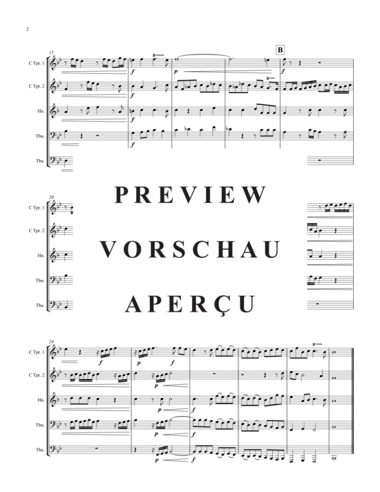 Produktgalerie: Seite 3 von 21 Sonata , , (Blechbläserquintett + Alternativ-St.)