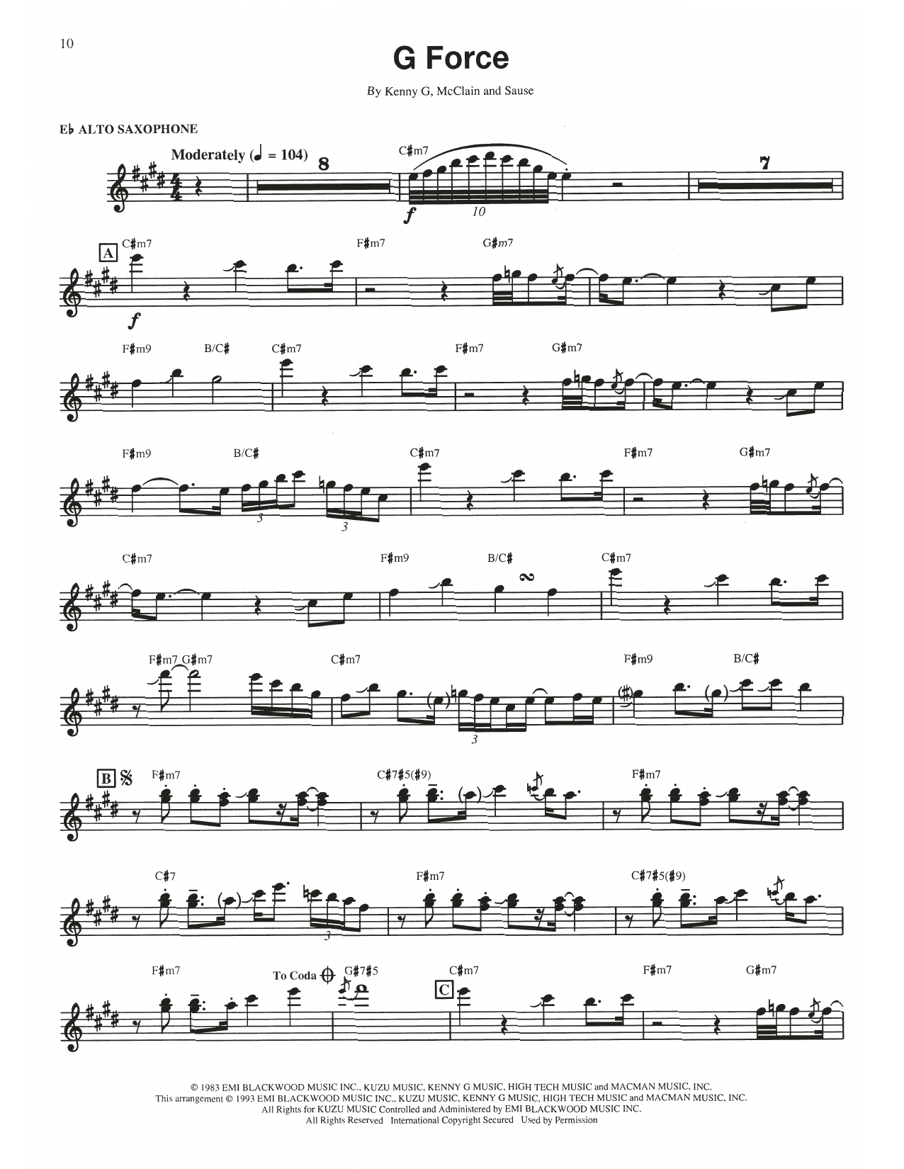 Product gallery: Page 1 of 1 G Force, Kenny G