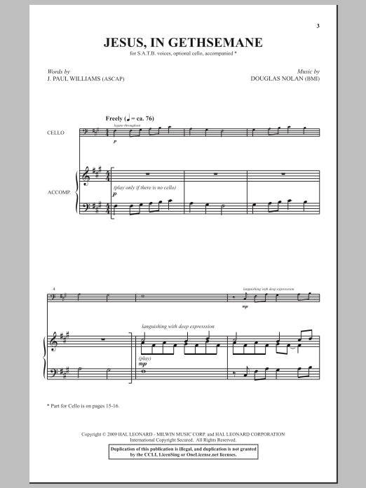 Produktbild zu: Jesus, In Gethsemane