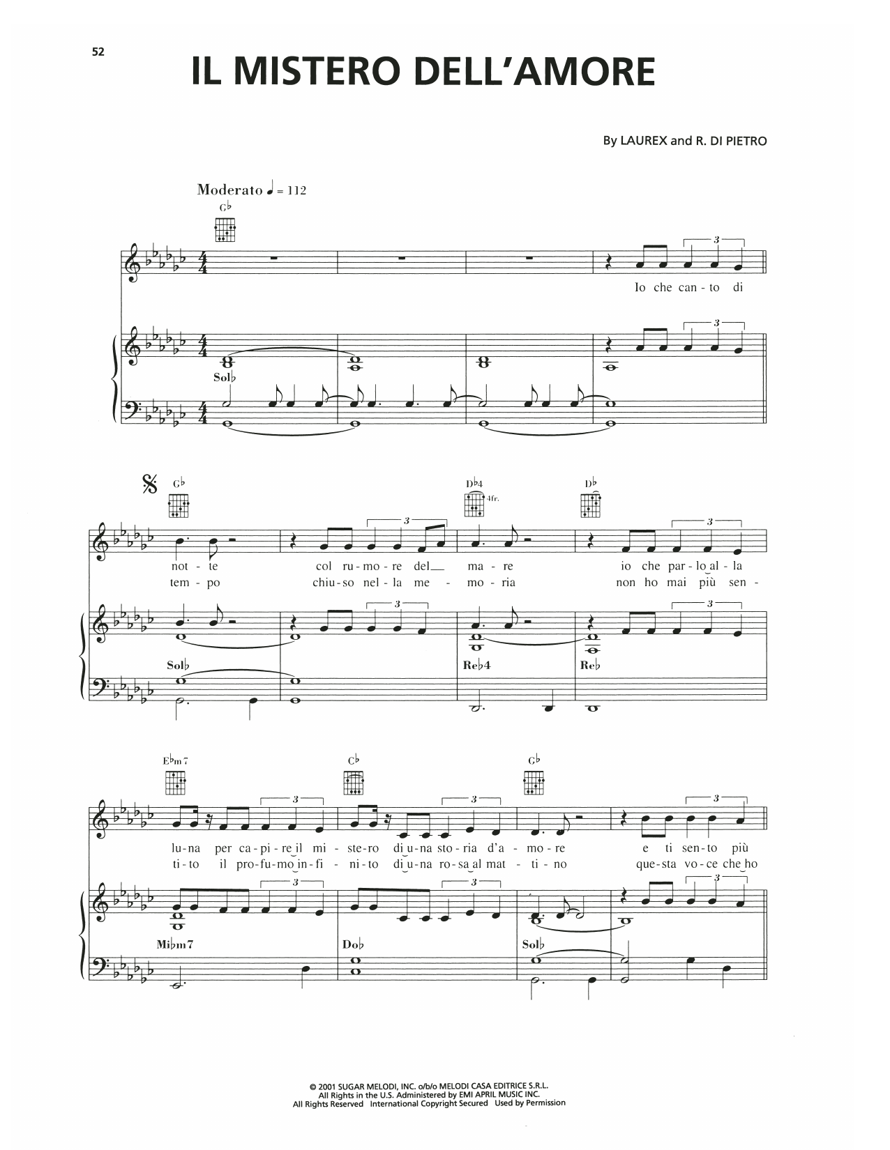 Produktgalerie: Seite 1 von 1 Il Mistero Dell'Amore, Andrea Bocelli, Gesang, Gitarre, Klavier