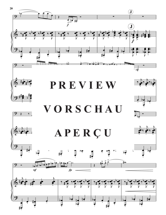 Product gallery: Page 21 of 21 Three Sketches , , (tuba + piano)