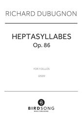 Produktbild zu: Heptasyllabes