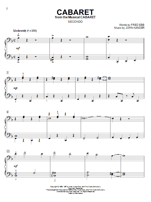 Produktbild zu: Cabaret