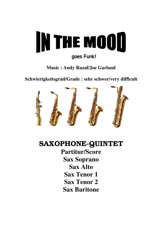 Produktbild zu: In The Mood