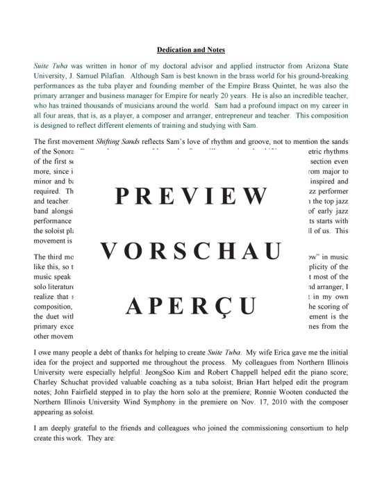 Product gallery: Page 2 of 21 Suite Tuba , , (tuba + piano)