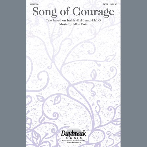 cover: Song Of Courage, Allen Pote, Chor