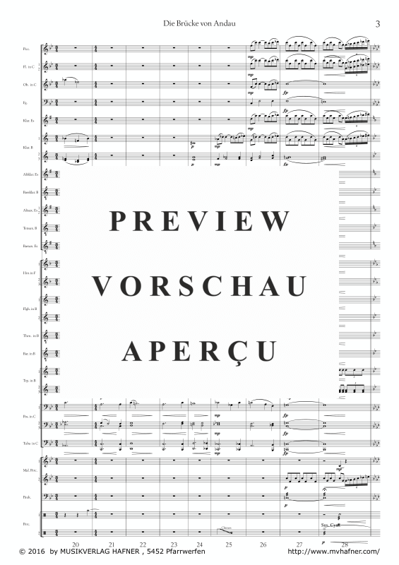 Product gallery: Page 8 of 11 Die Brücke von Andau, , (large wind orchestra)