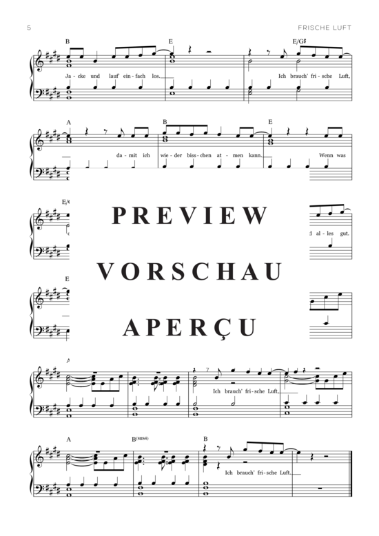 gallery: Frische Luft , Wincent Weiss, (Klavier Solo)