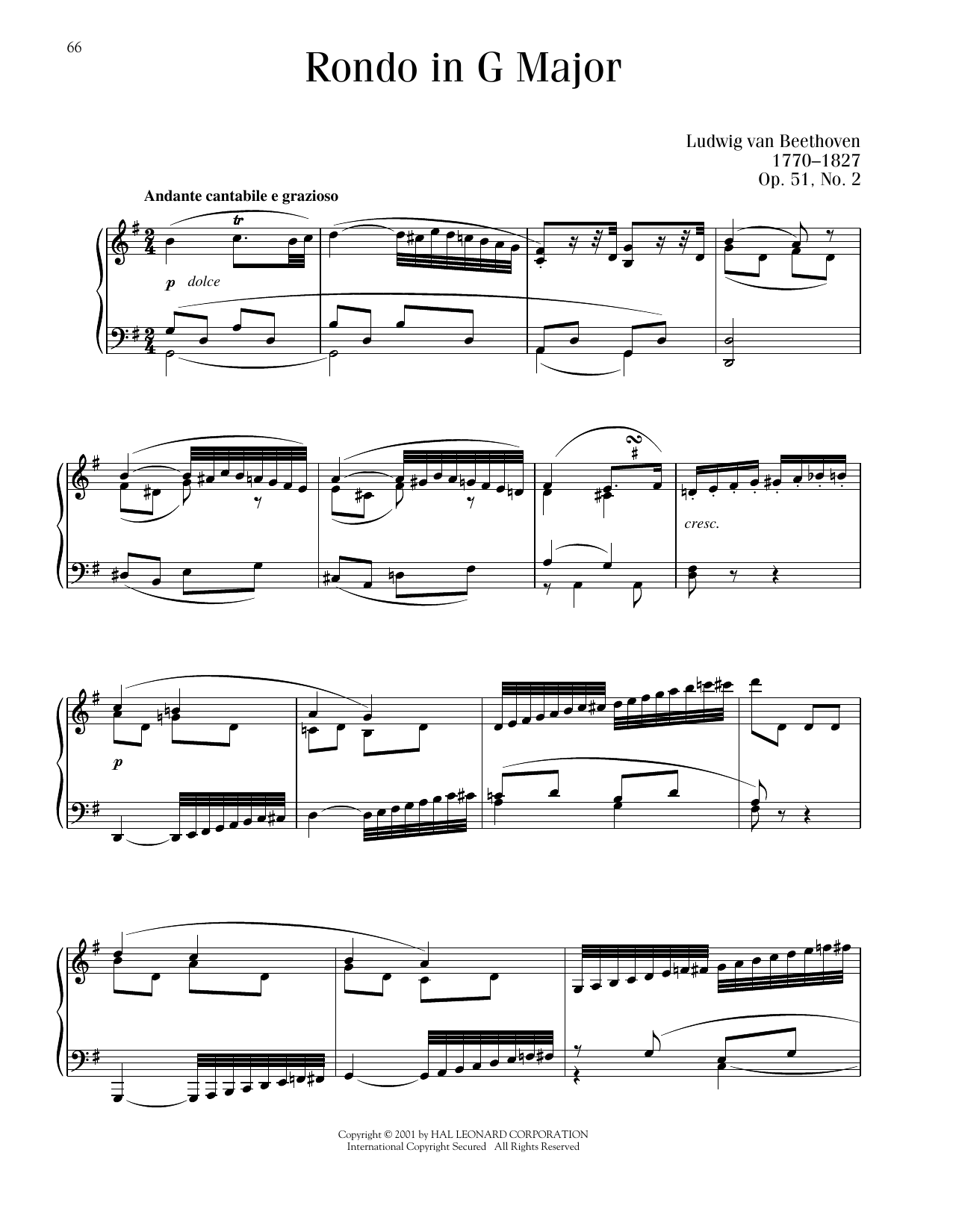Product picture to: Rondo, Op. 51, No. 2