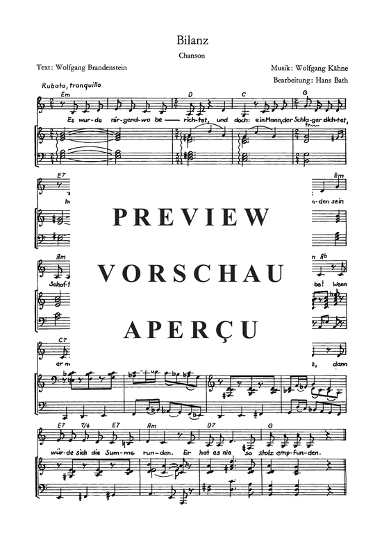Product gallery: Page 4 of 4 Bilanz , , Piano and Voice